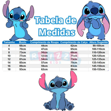 Pijama Stitch Infantil
