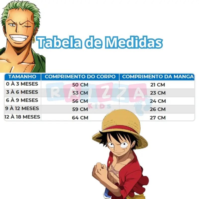 Macacão Bebê One Piece