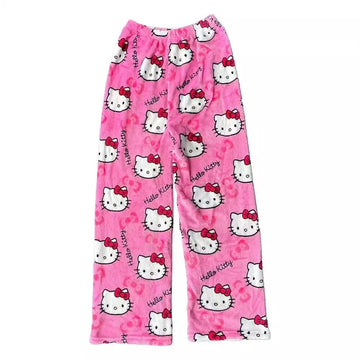 Calça Hello Kitty Pijama Peluciada To Com Sono Pijamas