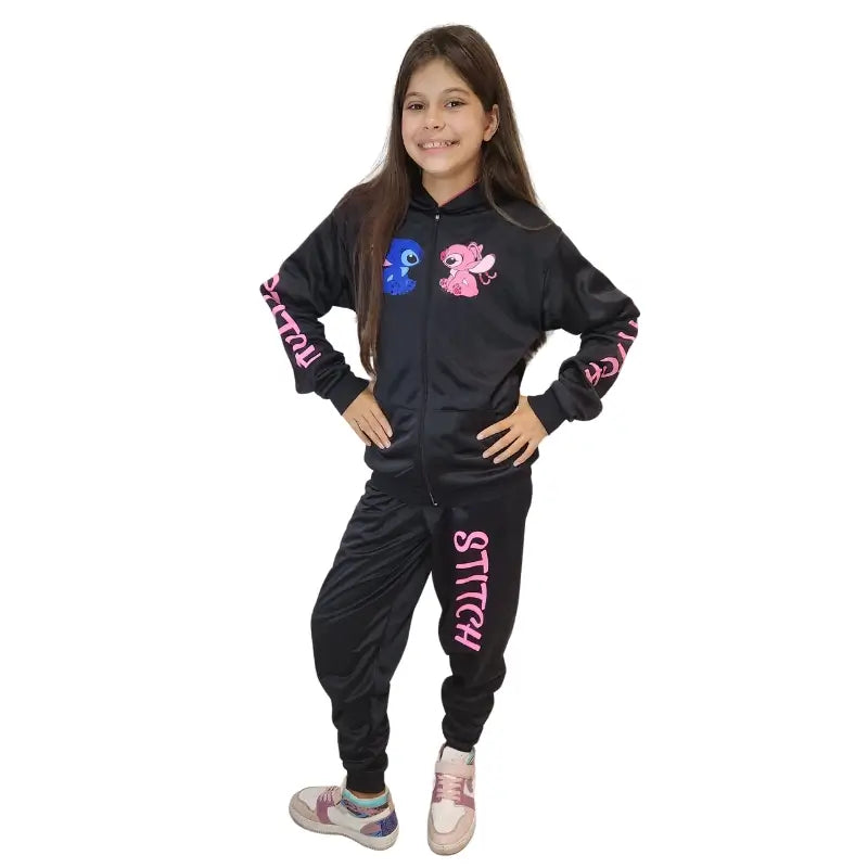 Conjunto Infantil Stitch Estiloso e Quentinho Raizza Kids
