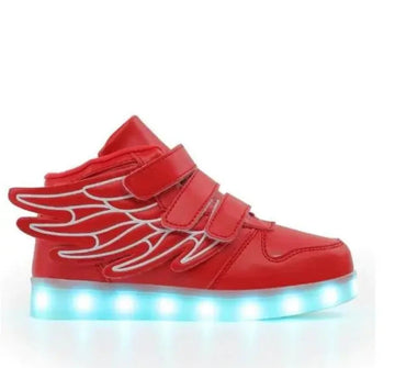 Tênis-Menino-Infantil-Sonic-de-Led-Vermelho-Raizza-Kids