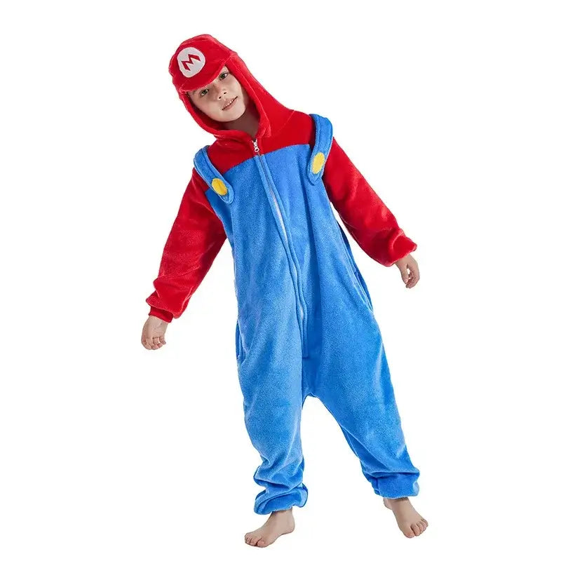 Macacao Pijama Super Mario Raizza Kids