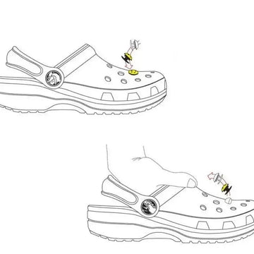 Par Farol Led para Sandalias Clog Raizza Kids