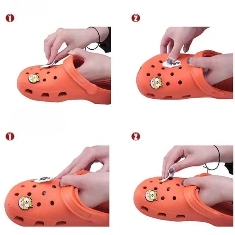 Pingentes Crocs Hello Kitty, Kuromi e Cinnamoroll Raizza Kids