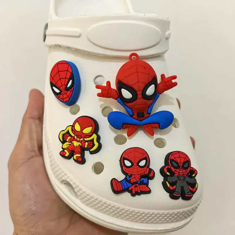 Pingentes Crocs Homem-Aranha Raizza Kids