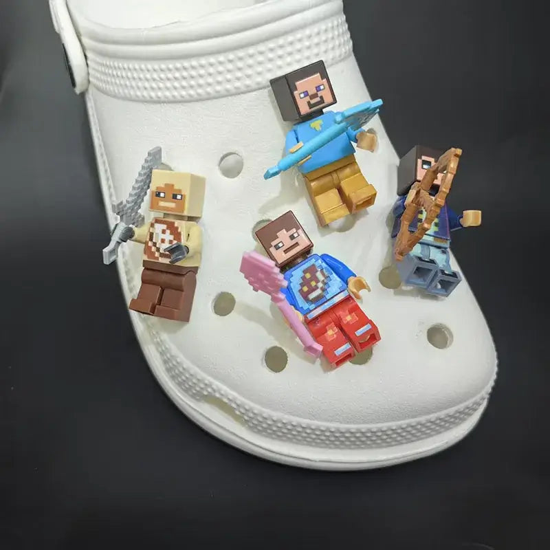 Pingentes Crocs Minecraft Raizza Kids