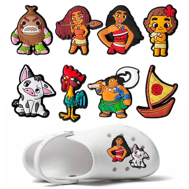 Pingentes Crocs Moana Raizza Kids