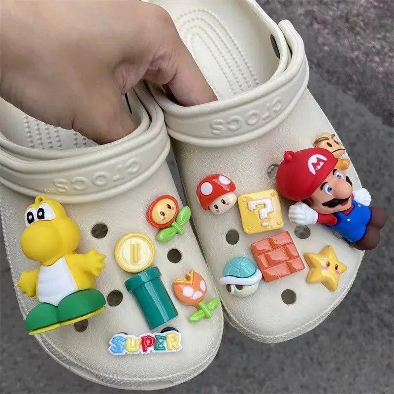 Pingentes Crocs Super Mario Raizza Kids