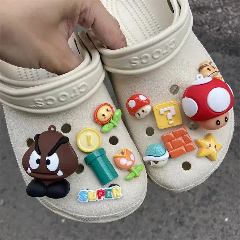 Pingentes Crocs Super Mario Raizza Kids