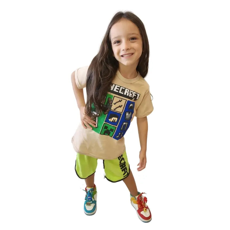 Roupa Infantil Minecraft Raizza Kids