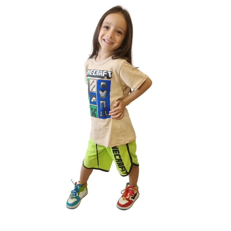 Roupa Infantil Minecraft Raizza Kids