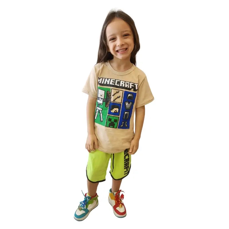 Roupa Infantil Minecraft Raizza Kids