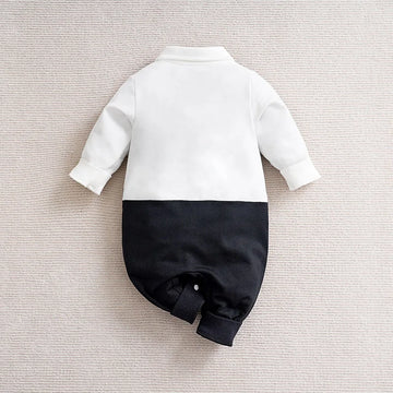 Macacão Bebê Gentleman Xadrez detalhe 2 Raizza Kids