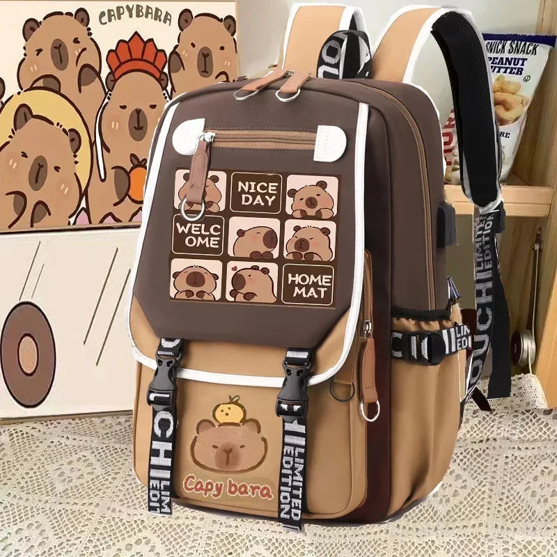 Mochila Escolar Capivara