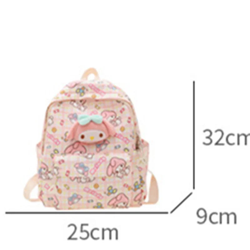 Mochila Escolar Hello Kitty Elegante