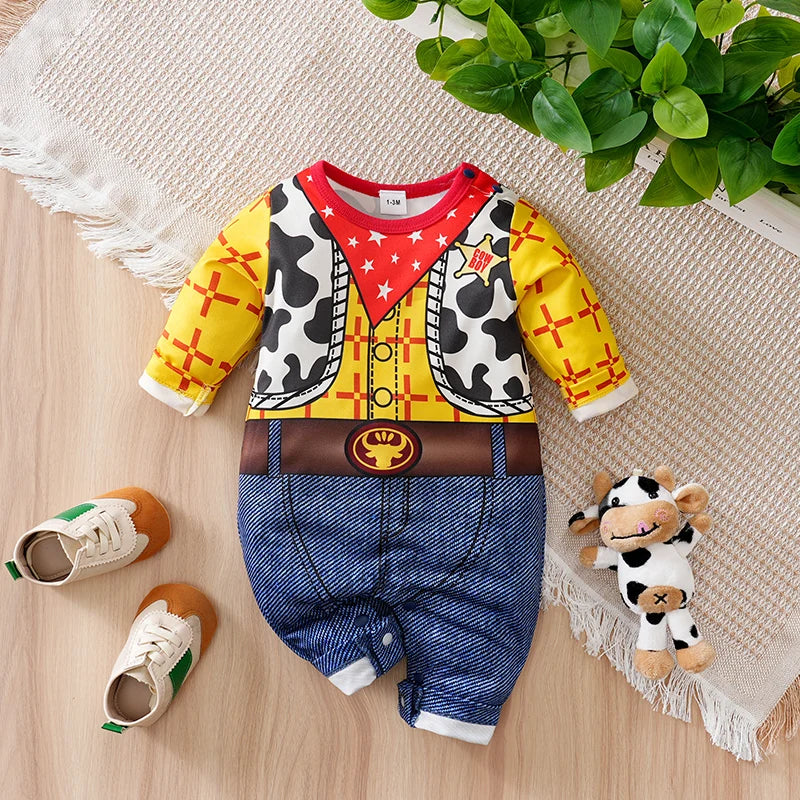 Macacão Bebê Anime Amarelo cor Amarelo tamanho 1 a 3 meses Raizza Kids