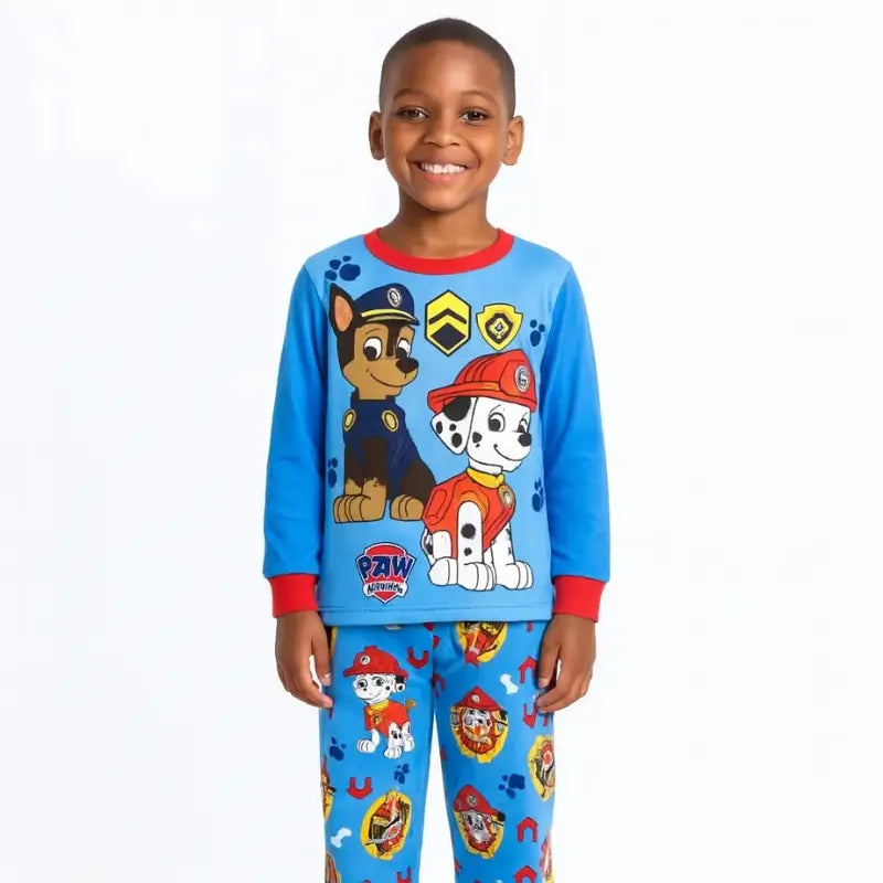 pijama infantil patrulha canina chase raizza kids