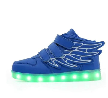 Tênis-Menino-Infantil-Sonic-de-Led-Azul-Raizza-Kids