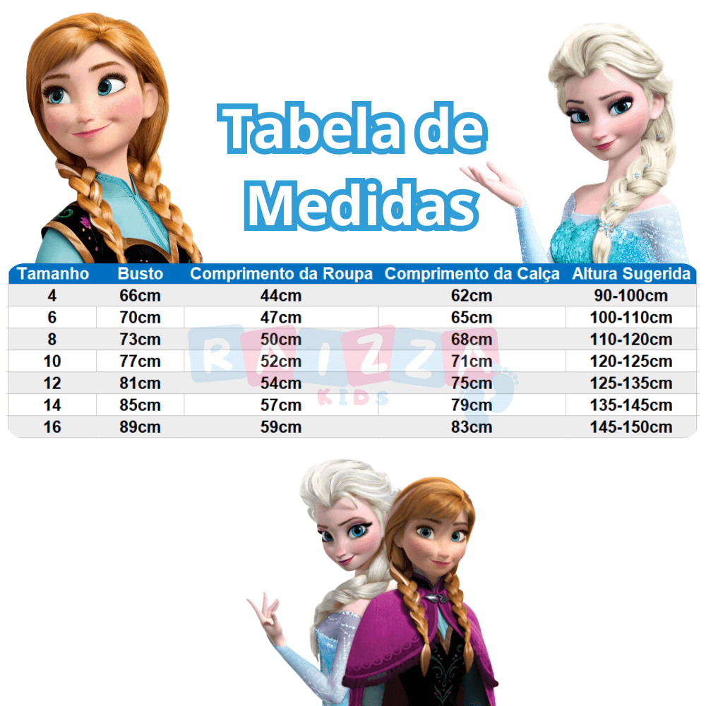 Pijama Infantil Frozen