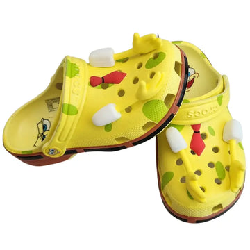 Sandália Bob Esponja Infantil e Adulto Confortável Leve Antiderrapante