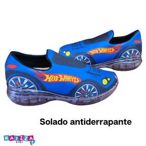 Tênis-Carros-Hot-Wheels-Led-Infantil-Masculino-Antiderrapante-Raizza-Kids