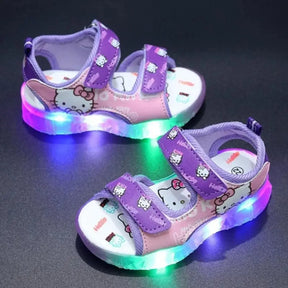 Sandália-Infantil-Hello-Kitty-Led-Confortável-Raizza-Kids