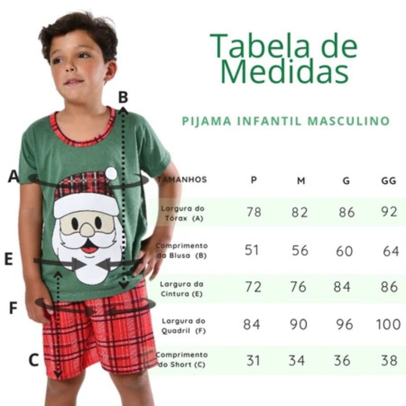 Pijama Natal Comfort Família Unissex