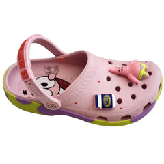 Sandália Bob Esponja Patrick Infantil e Adulto Confortável Antiderrapante Leve