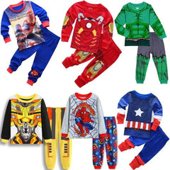 Pijama Infantil Heróis Homem Aranha Hulk Capitão América - Raizza