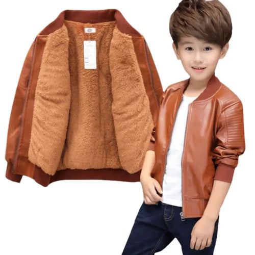 Jaqueta-de-Couro-Infantil-Masculina-Estilo-Raizza-Kids
