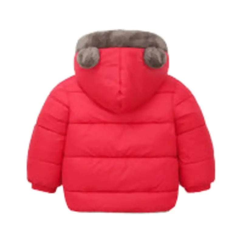 Jaqueta-Puffer-Infantil-Dupla-Face-Ursinho-Vermelho-Raizza-Kids