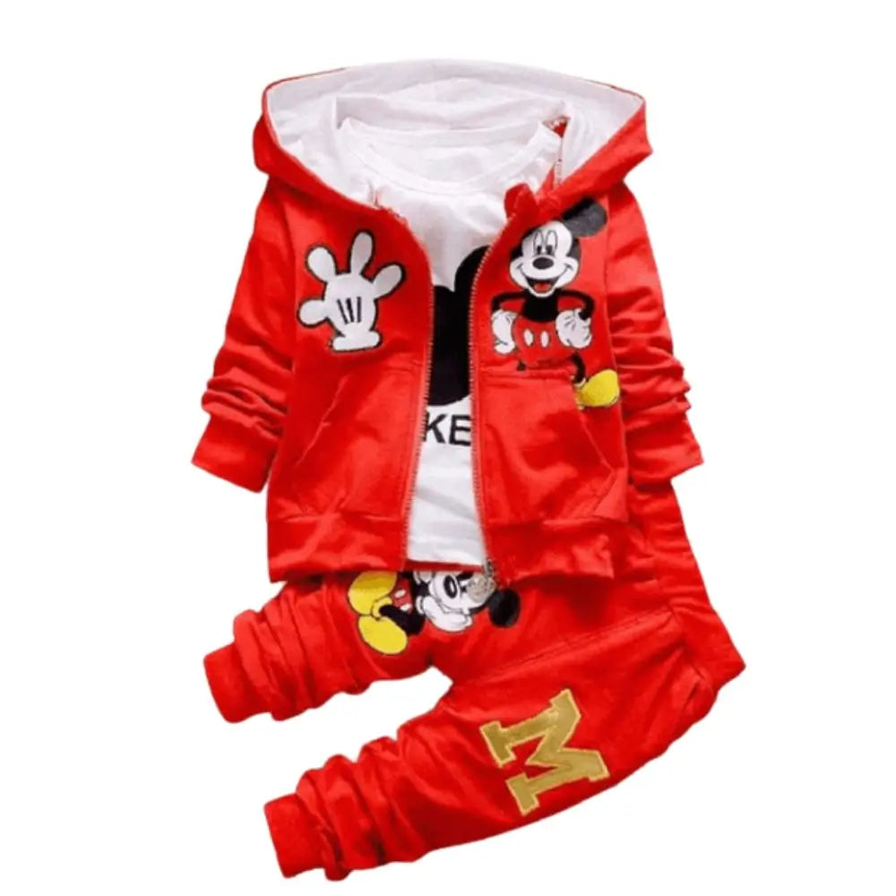 Conjunto Infantil Masculino Mickey Vermelho - Raizza