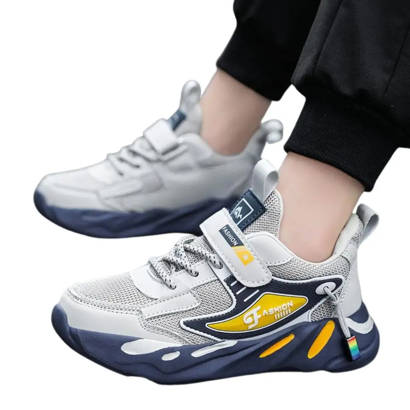 Tênis Infantil Masculino Fashin Kids Cinza - Raizza