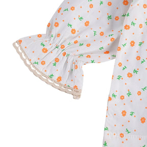 Conjunto Infantil Feminino Flores  - Raizza