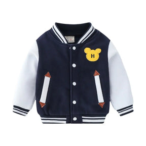 Suéter-Infantil-Mickey-College-Azul-Raizza-Kids