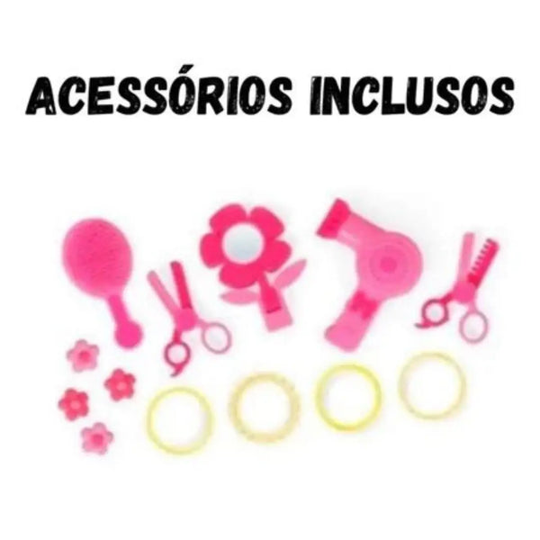 Penteadeira-Infantil-Brinquedo-Acessórios-Raizza-Kids