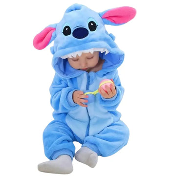 Macacão para Bebê de Bichinhos