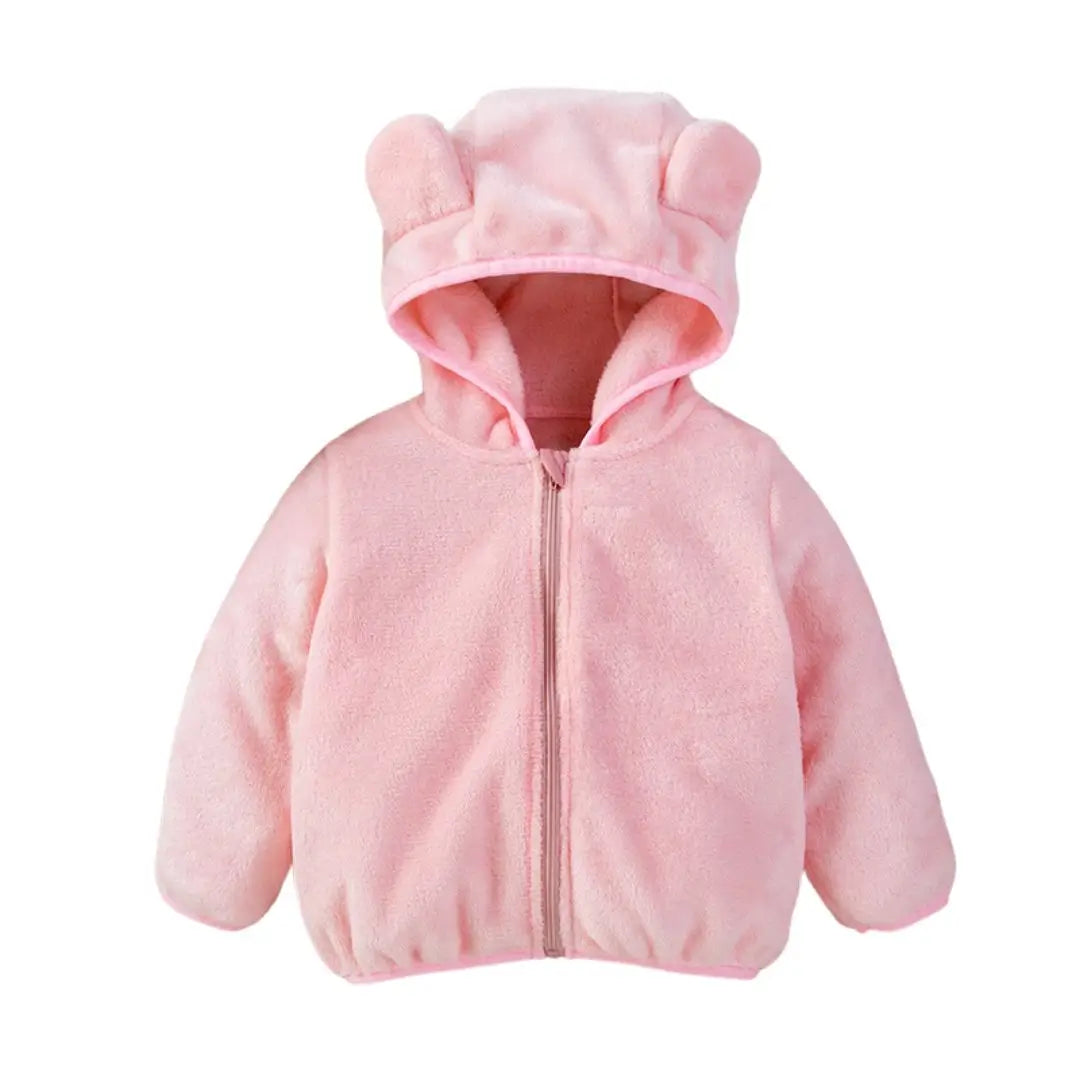 Suéter-Infantil-Fofo-com-Capuz-Rosa-Raizza-Kids