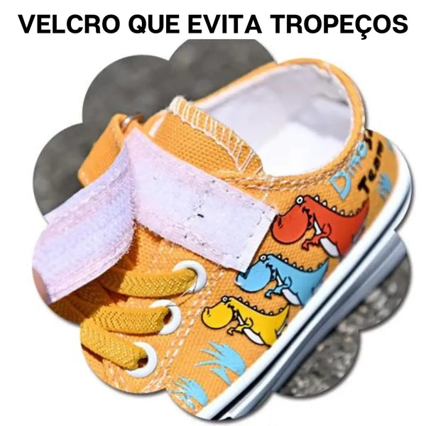 Tênis-Infantil-Masculino-Dinossauro-Antiderrapante-Raizza-Kids