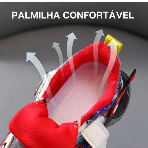 Tênis-Infantil-Homem-Aranha-Led-Antiderrapante-Raizza-Kids