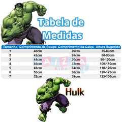 Pijama Infantil Hulk