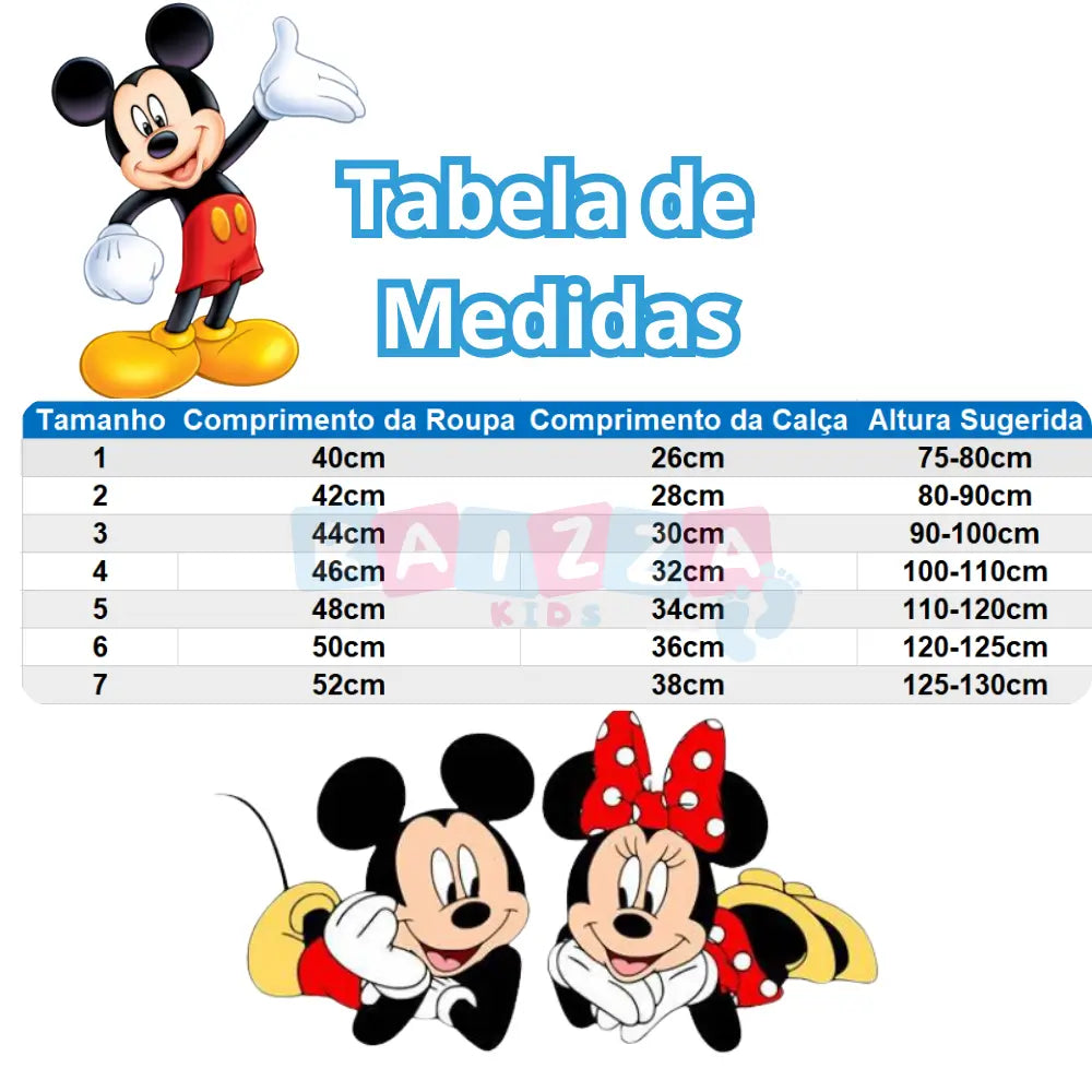 Pijama Infantil Mickey