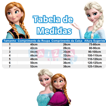 Pijama Infantil Frozen