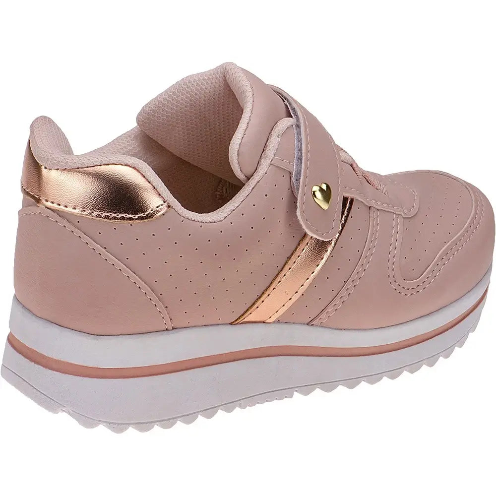 Tênis-Infantil-Feminino-Estiloso-Rosa-Raizza-Kids