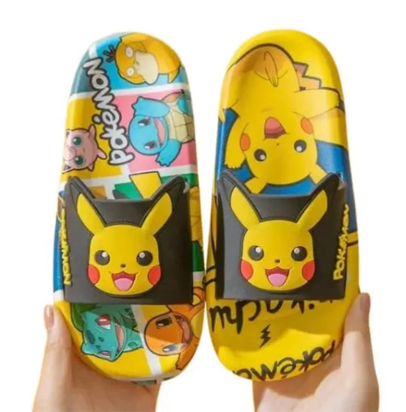 Chinelo-Pikachu-Pokémon-Infantil-Amarelo-Raizza-Kids