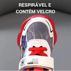 Tênis-Infantil-Homem-Aranha-Led-Raizza-Kids