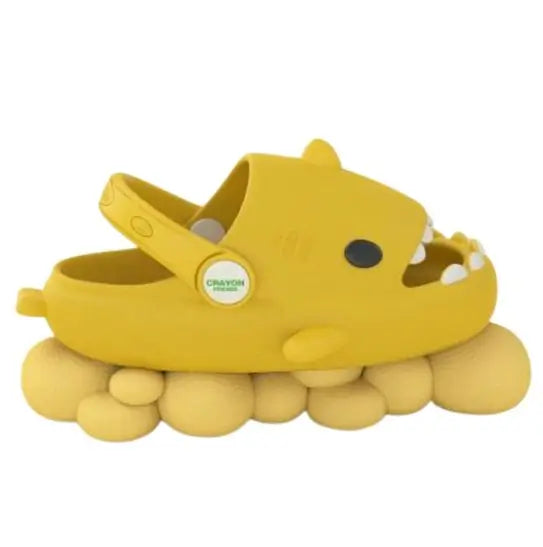 Chinelo Infantil Tubarão Amarelo - Raizza