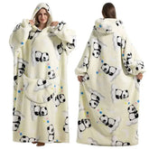 Hoodie cobertor com capuz longo adulto variação FH101 Raizza Kids