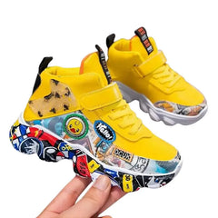 Tênis-Menino-Infantil-Le-Gran-Style-Amarelo-Raizza-Kids