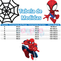 Pijama Infantil Homem Aranha